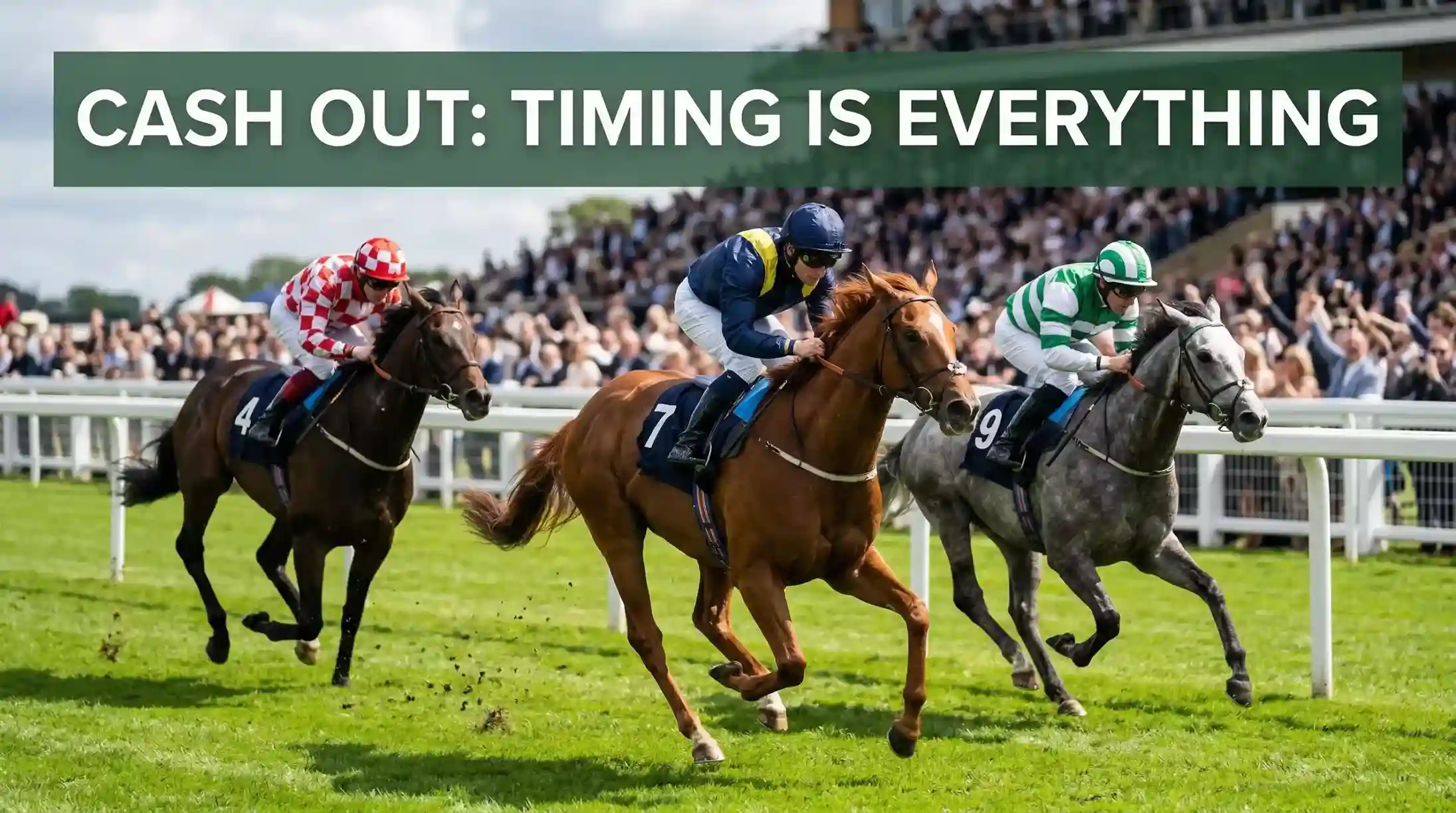 Cash out decision during live horse racing bet